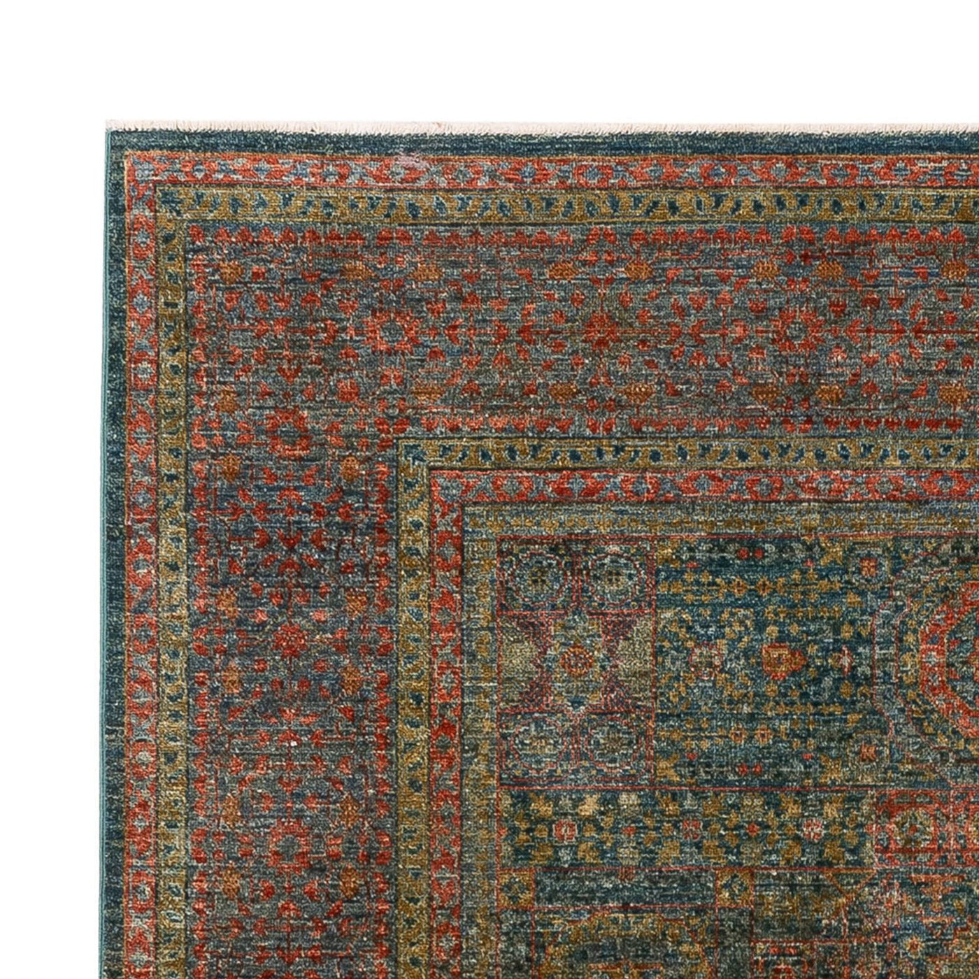 Ziegler Teppich - Ariana - 201 x 153 cm - seeblau