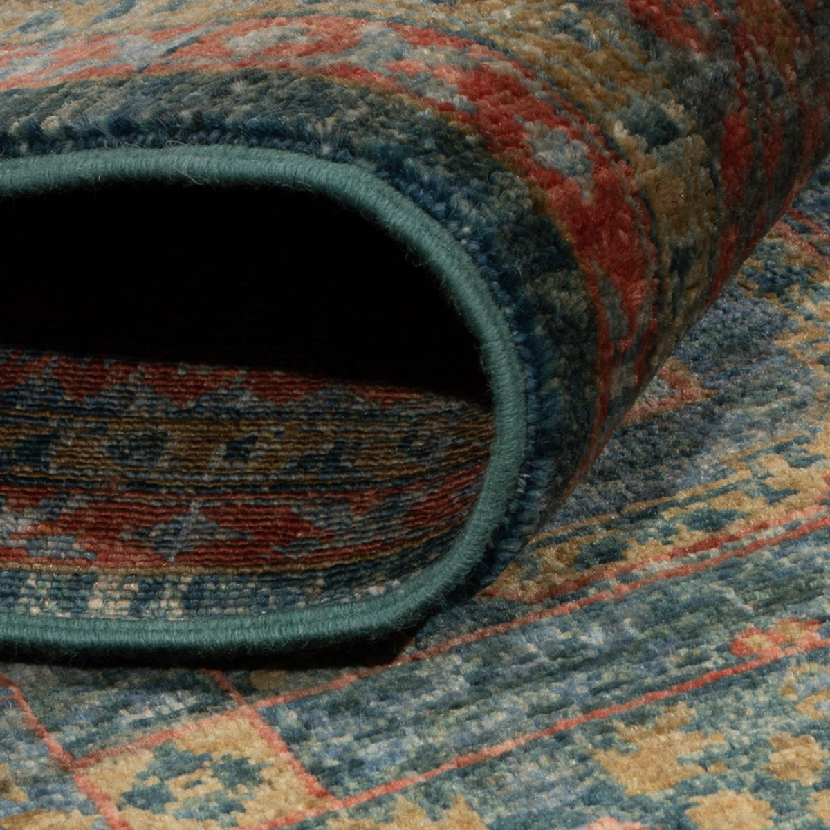 Ziegler Teppich - Ariana - 201 x 153 cm - seeblau