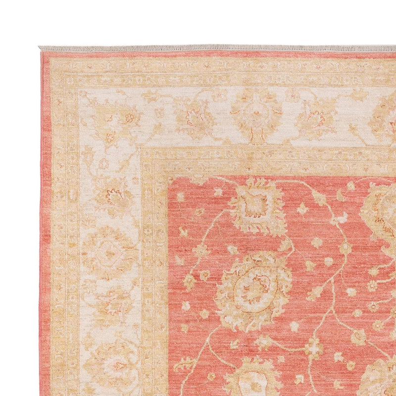 Ziegler Teppich - 296 x 254 cm - hellrot