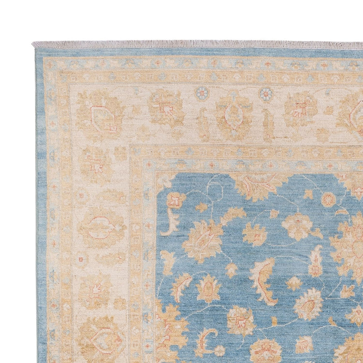 Ziegler Teppich - 298 x 250 cm - hellblau