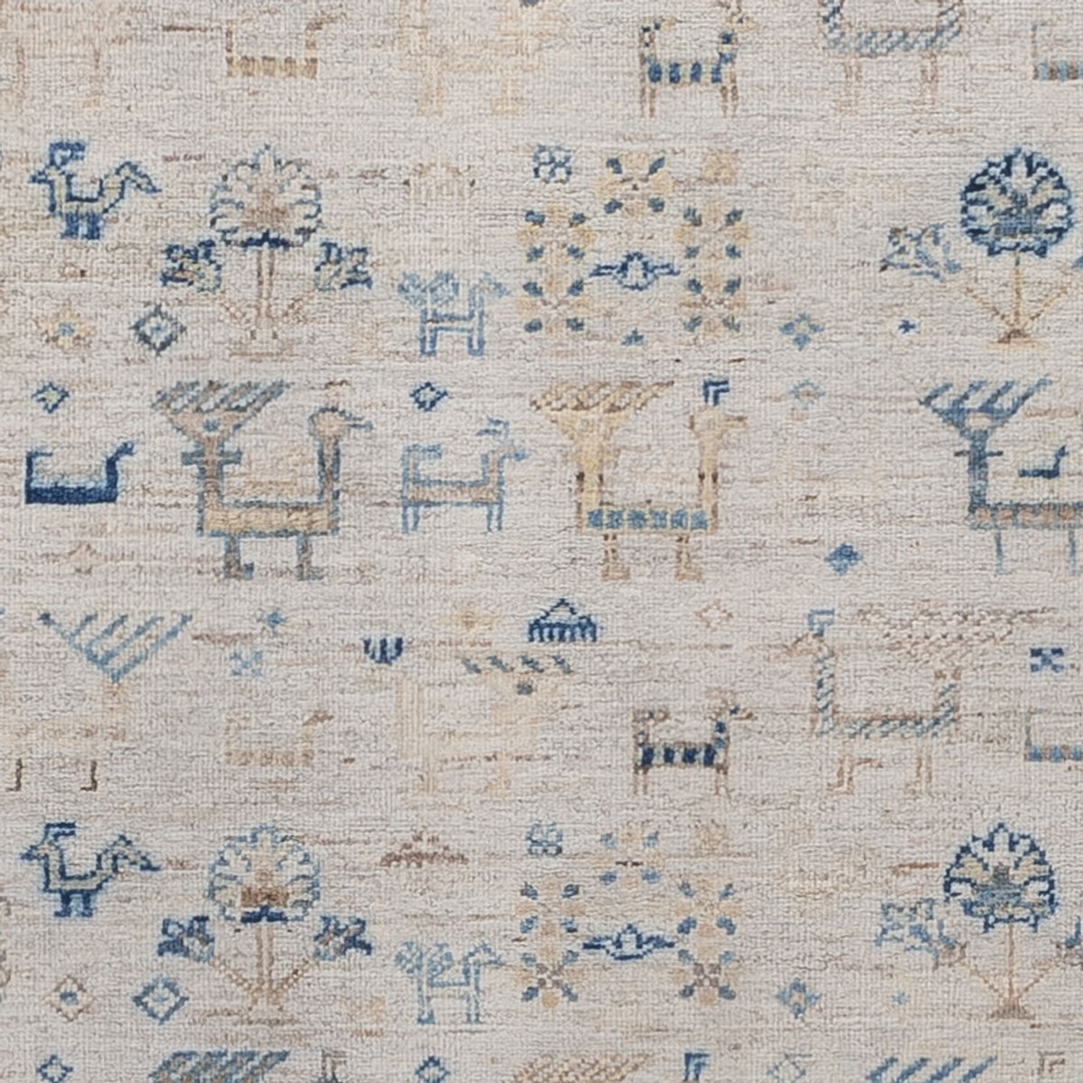 Designer Teppich - 185 x 121 cm - silber