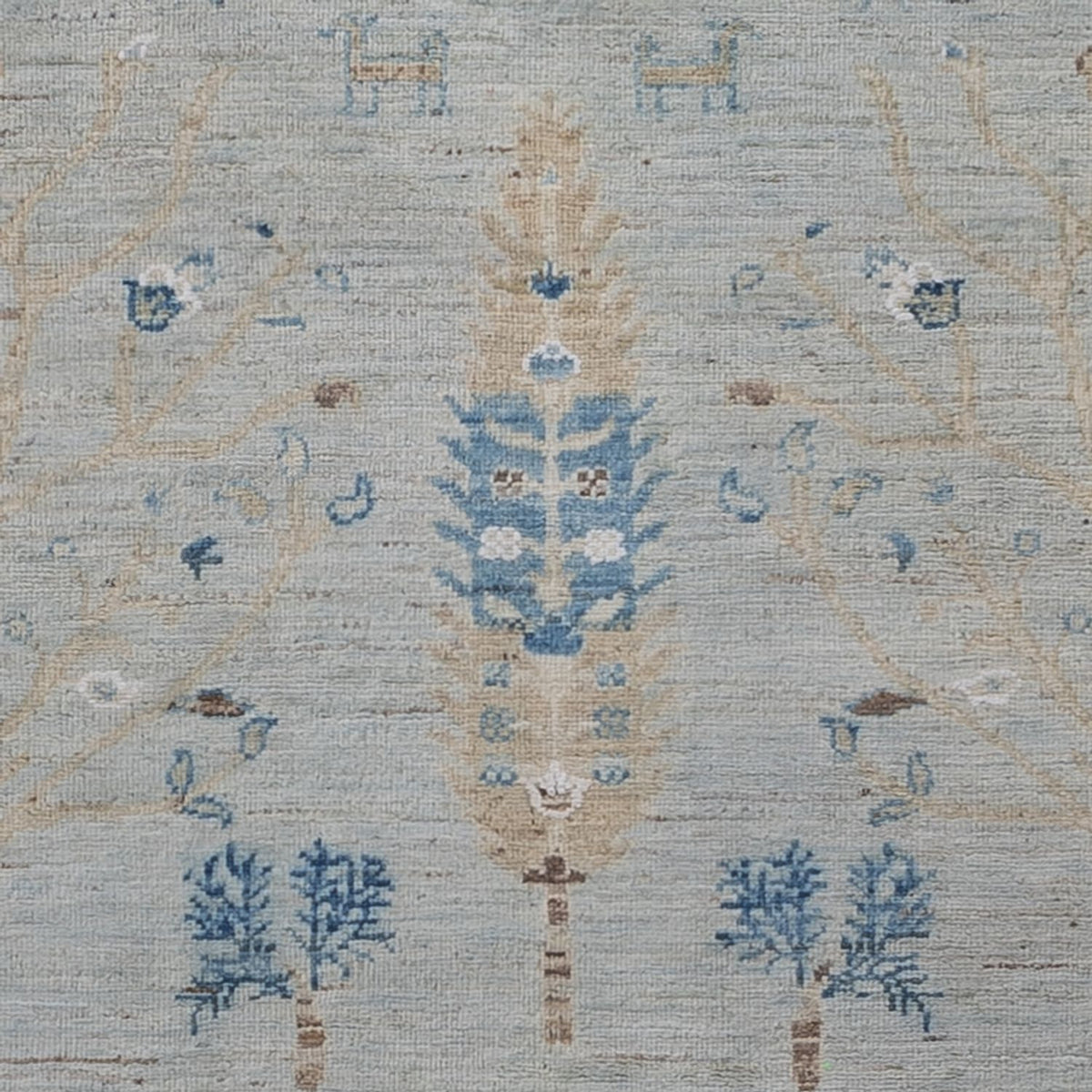 Designer Teppich - 181 x 120 cm - silber