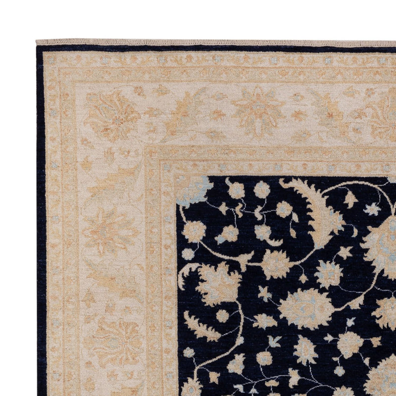 Ziegler Teppich - 290 x 259 cm - schwarz