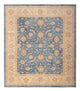 Ziegler Teppich - 296 x 257 cm - blau