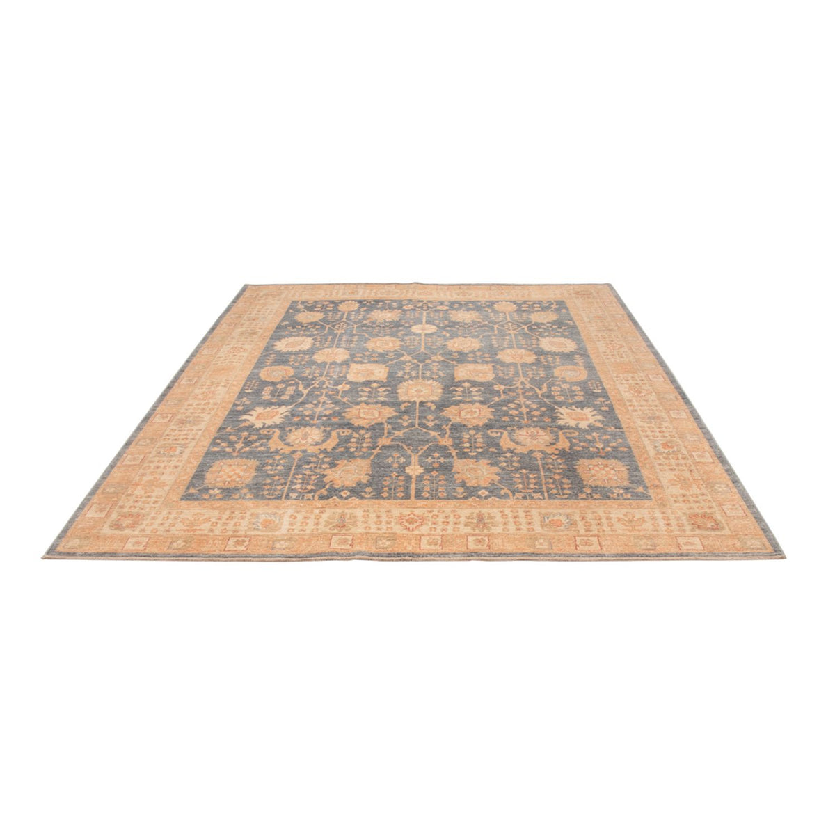 Ziegler Teppich - 292 x 249 cm - blau