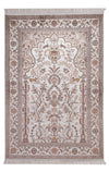 China Seide Teppich 122x183cm - Orientteppich - Rechteckig / Creme / 122 x 183 cm Rechteckig