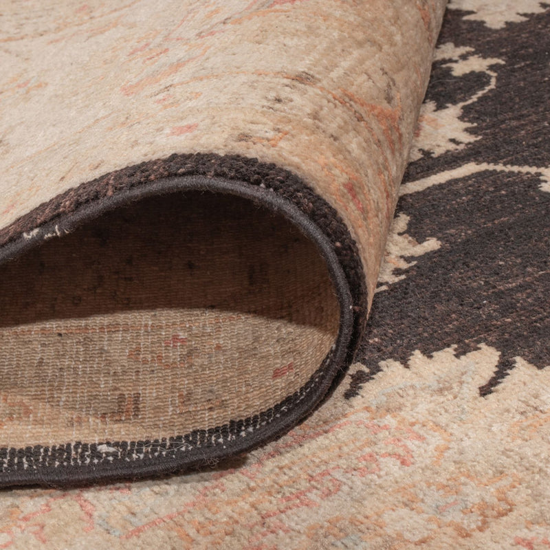 Ziegler Teppich - 295 x 247 cm - schwarz