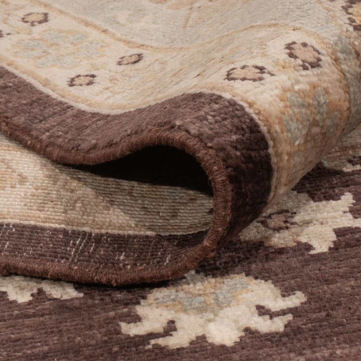 Ziegler Teppich - 309 x 256 cm - braun