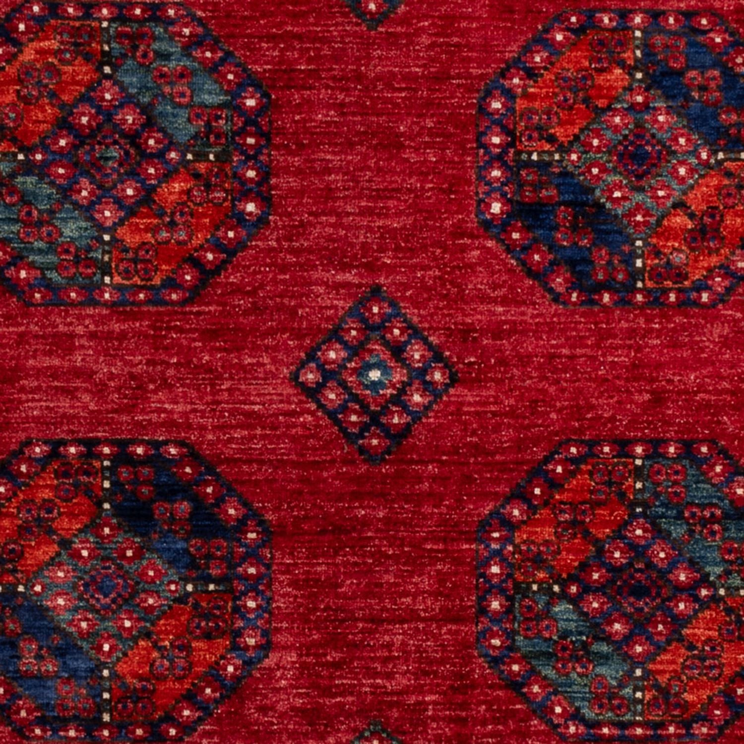 Afghan Teppich - Kunduz - 240 x 174 cm - rot