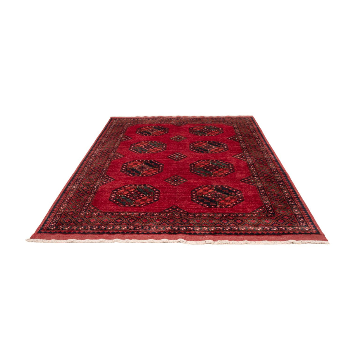 Afghan Teppich - Kunduz - 240 x 174 cm - rot