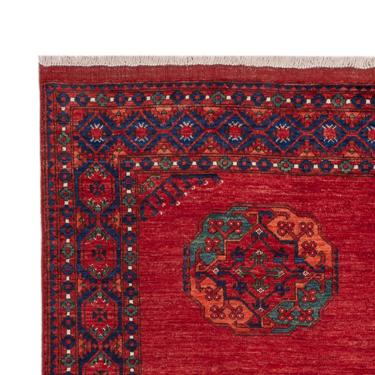 Afghan Teppich - Kunduz - 238 x 176 cm - rot