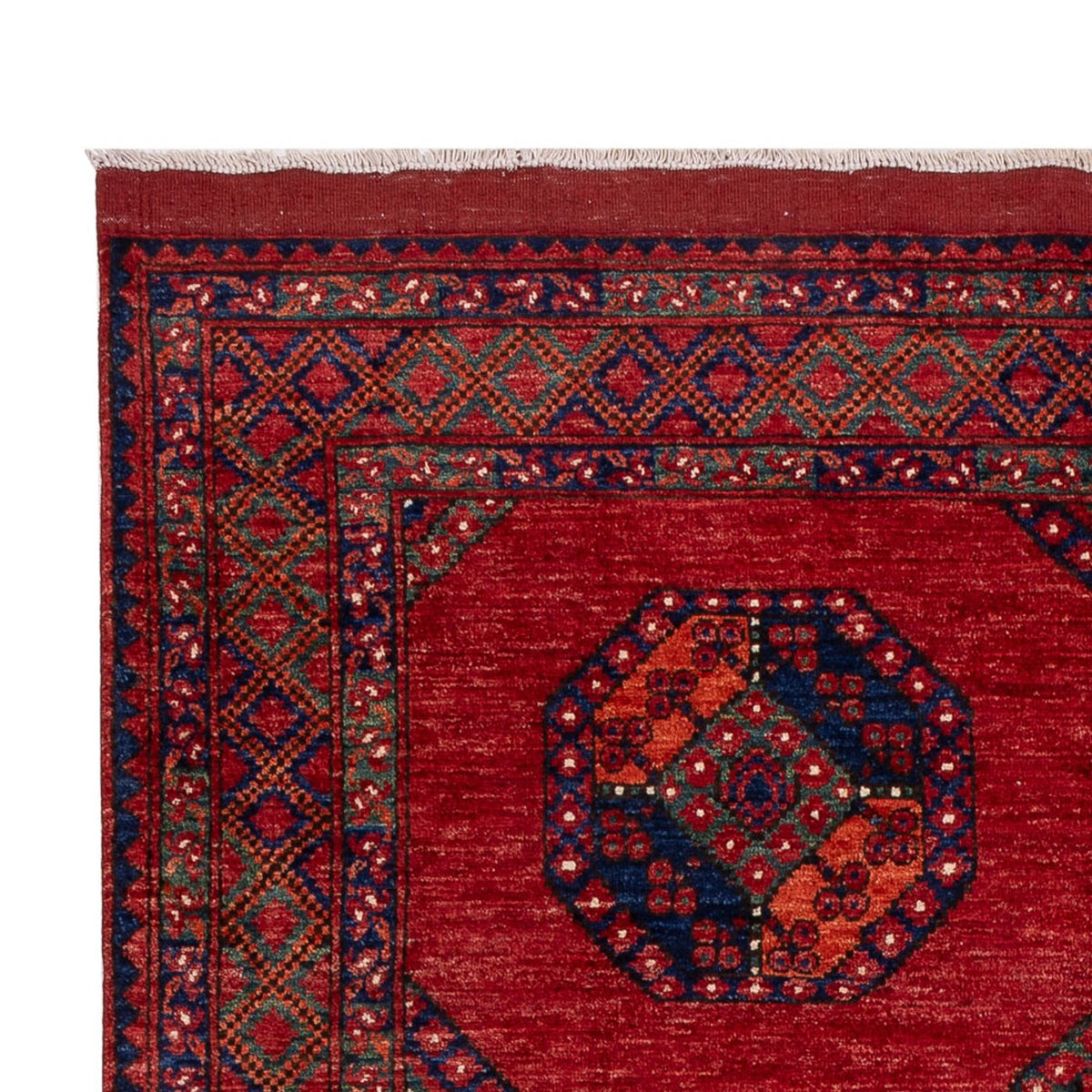 Afghan Teppich - Kunduz - 256 x 176 cm - rot