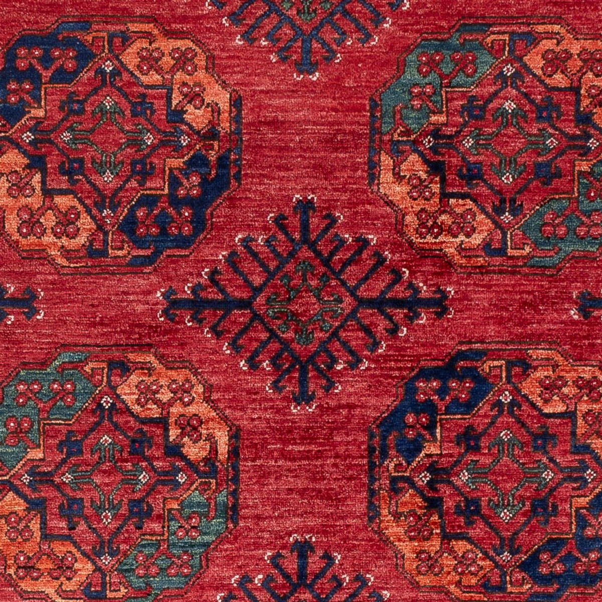 Afghan Teppich - Kunduz - 250 x 174 cm - rot