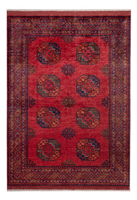Afghan Teppich - Kunduz - 243 x 177 cm - rot