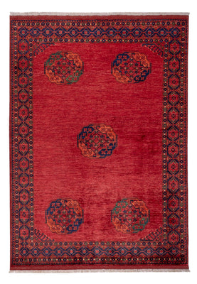 Afghan Teppich - Kunduz - 243 x 175 cm - rot
