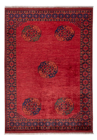 Afghan Teppich - Kunduz - 243 x 175 cm - rot
