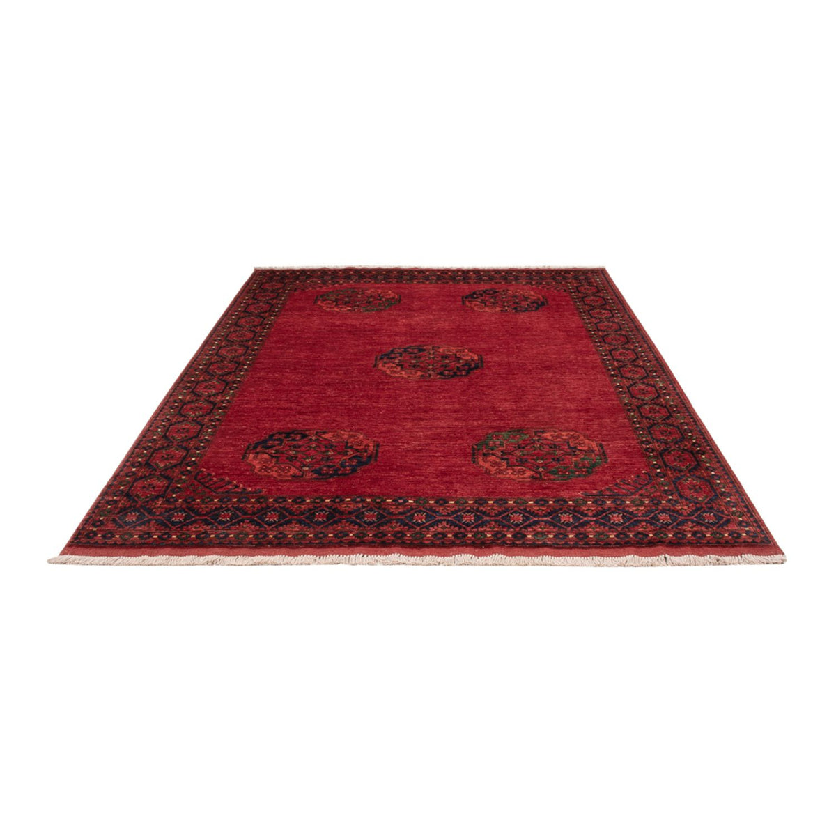 Afghan Teppich - Kunduz - 243 x 175 cm - rot