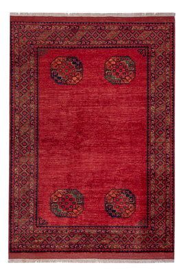 Afghan Teppich - Kunduz - 241 x 175 cm - rot