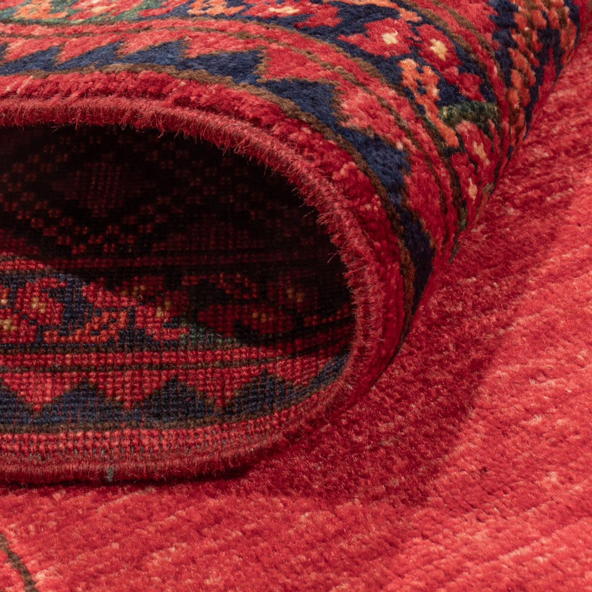 Afghan Teppich - Kunduz - 241 x 175 cm - rot
