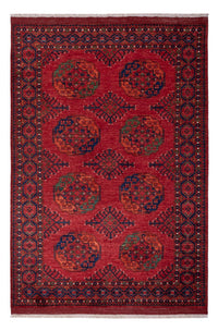 Afghan Teppich - Kunduz - 239 x 165 cm - rot