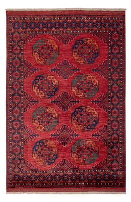 Afghan Teppich - Kunduz - 234 x 176 cm - rot