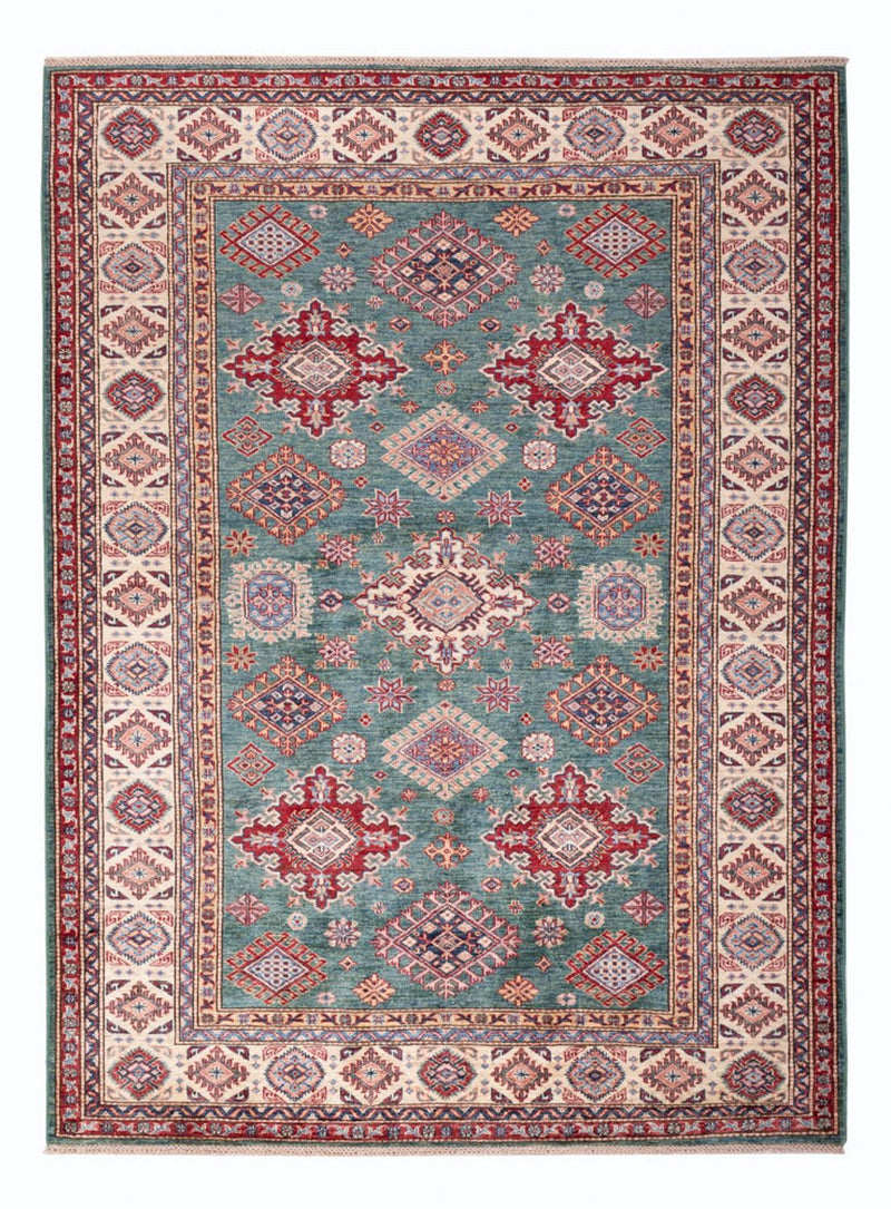 Ziegler Teppich - Kazak - 241 x 176 cm - grün