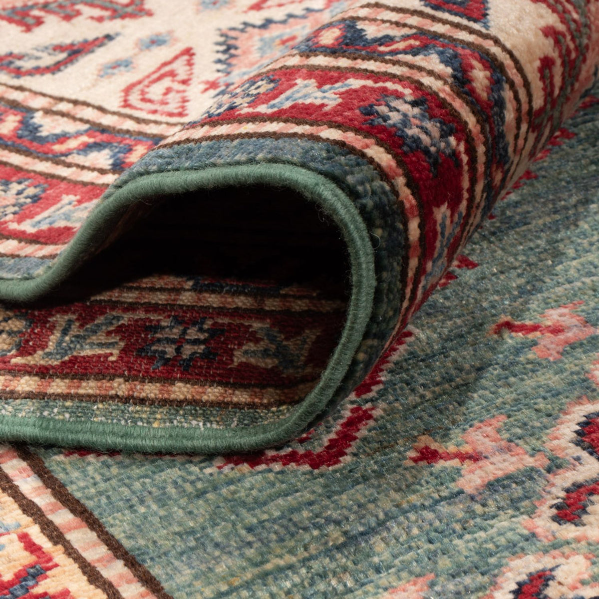 Ziegler Teppich - Kazak - 241 x 176 cm - grün