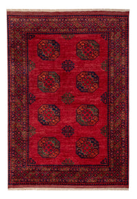 Afghan Teppich - Kunduz - 242 x 171 cm - rot