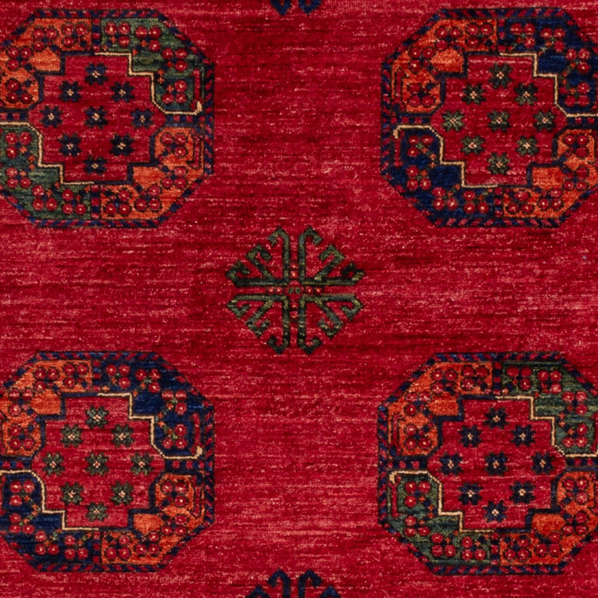 Afghan Teppich - Kunduz - 242 x 171 cm - rot