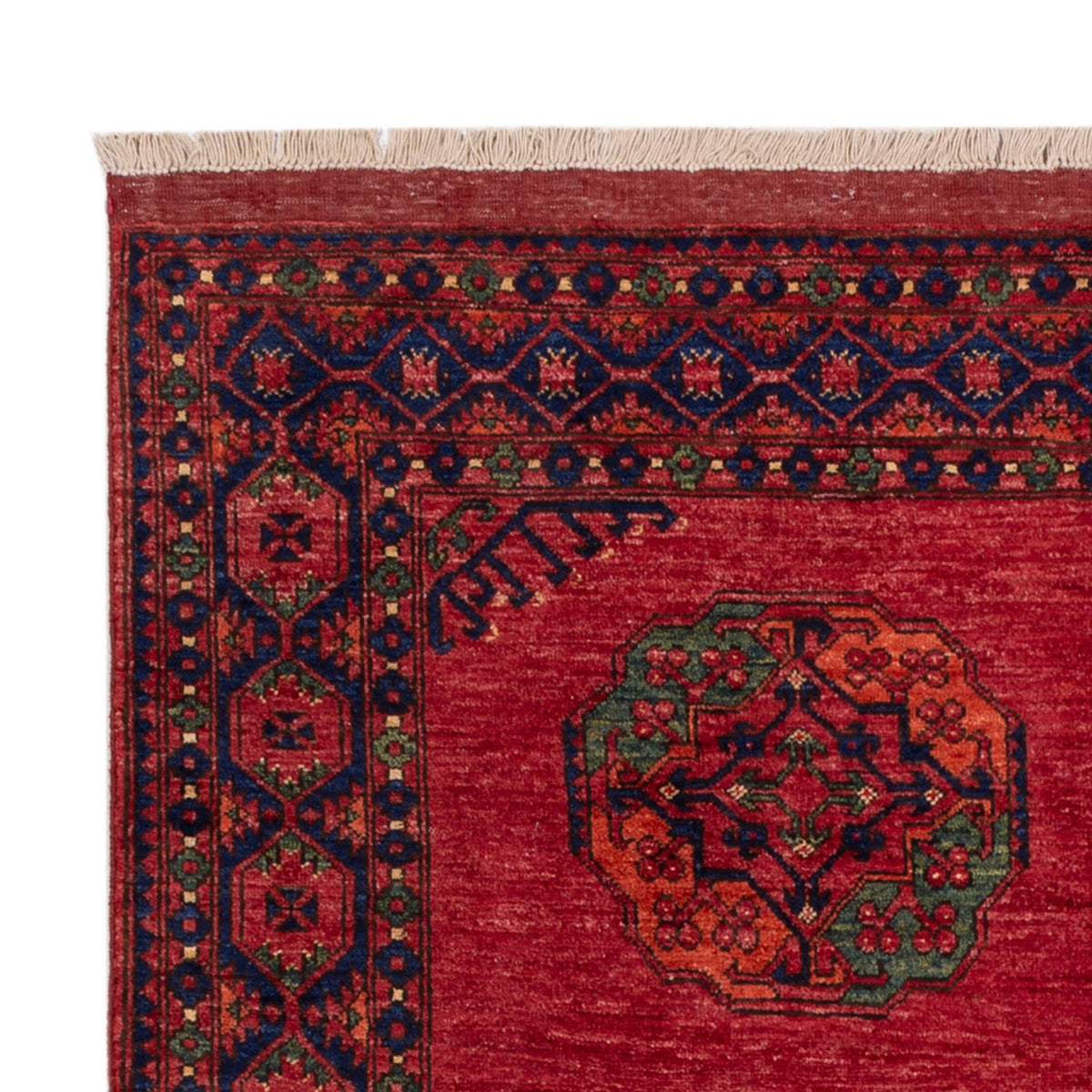 Afghan Teppich - Kunduz - 244 x 177 cm - rot