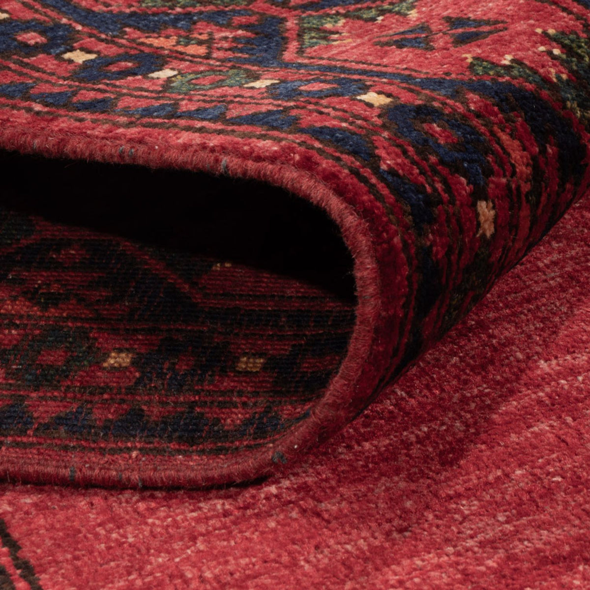 Afghan Teppich - Kunduz - 244 x 177 cm - rot