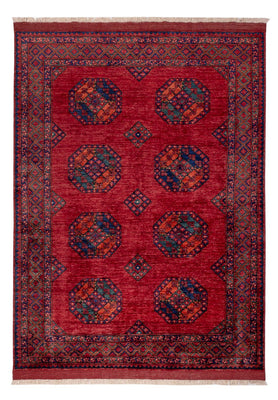 Afghan Teppich - Kunduz - 243 x 177 cm - rot