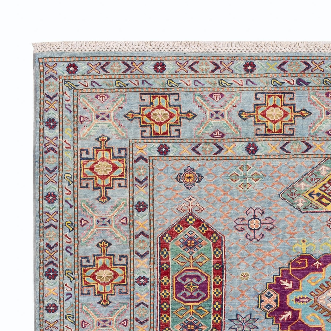 Ziegler Teppich - Kazak - 233 x 172 cm - grau
