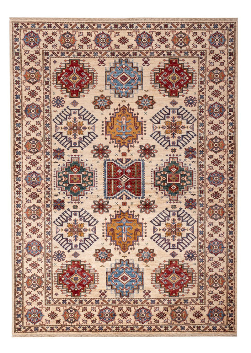 Ziegler Teppich - Kazak - 246 x 176 cm - creme