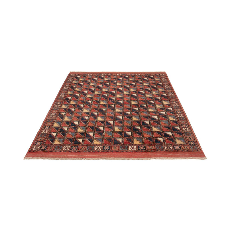 Afghan Teppich - 215 x 176 cm - mehrfarbig