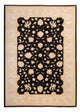 Ziegler Teppich - 291 x 204 cm - schwarz