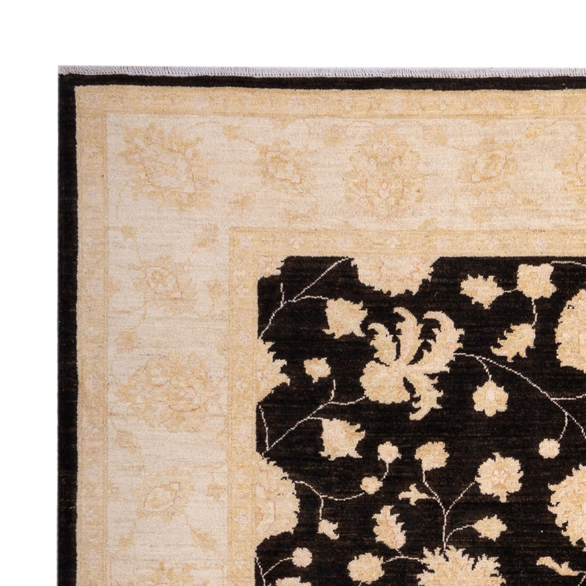 Ziegler Teppich - 291 x 204 cm - schwarz