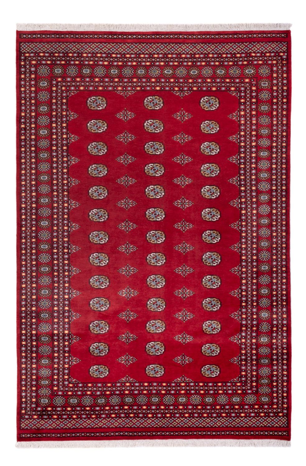 Afghan Teppich - Buchara - 294 x 198 cm - rot