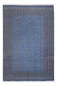 Afghan Teppich - Buchara - 308 x 206 cm - blau