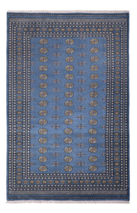 Afghan Teppich - Buchara - 315 x 207 cm - blau