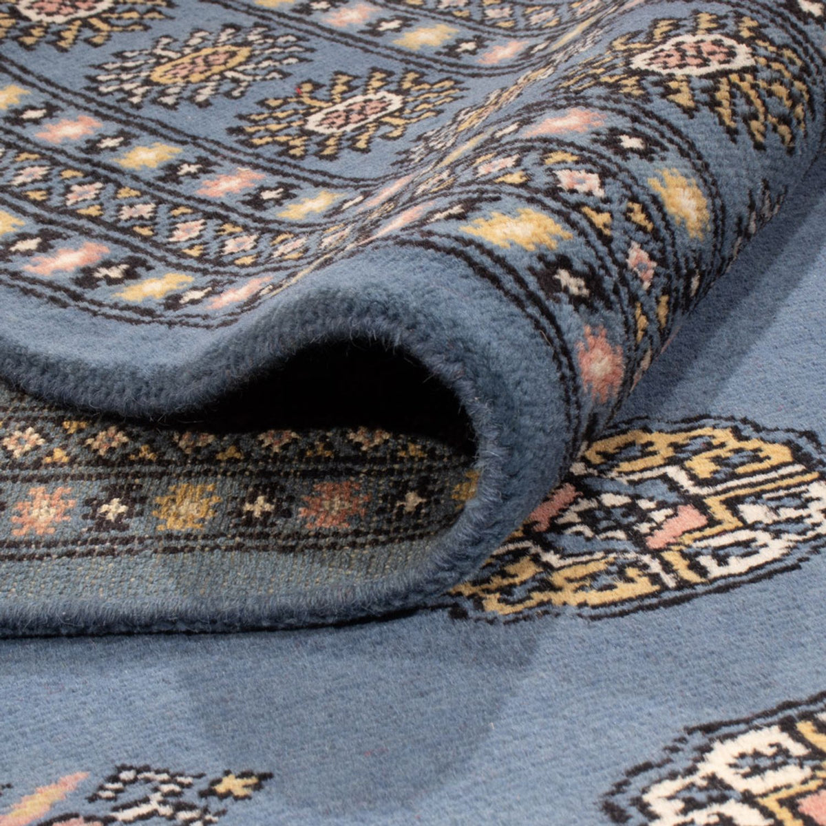 Afghan Teppich - Buchara - 315 x 207 cm - blau