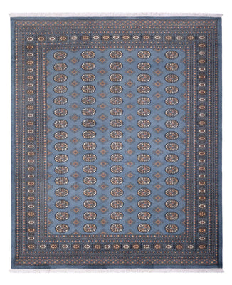 Afghan Teppich - Buchara - 305 x 249 cm - hellblau