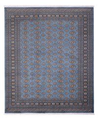 Afghan Teppich - Buchara - 305 x 249 cm - hellblau