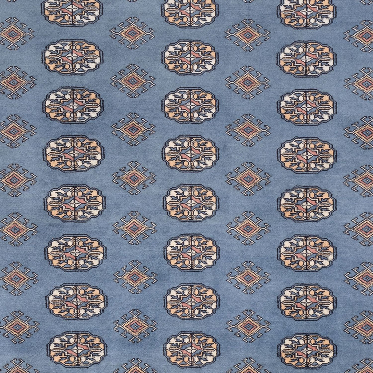 Afghan Teppich - Buchara - 305 x 249 cm - hellblau