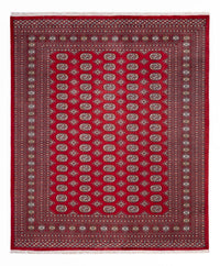 Afghan Teppich - Buchara - 296 x 250 cm - rot