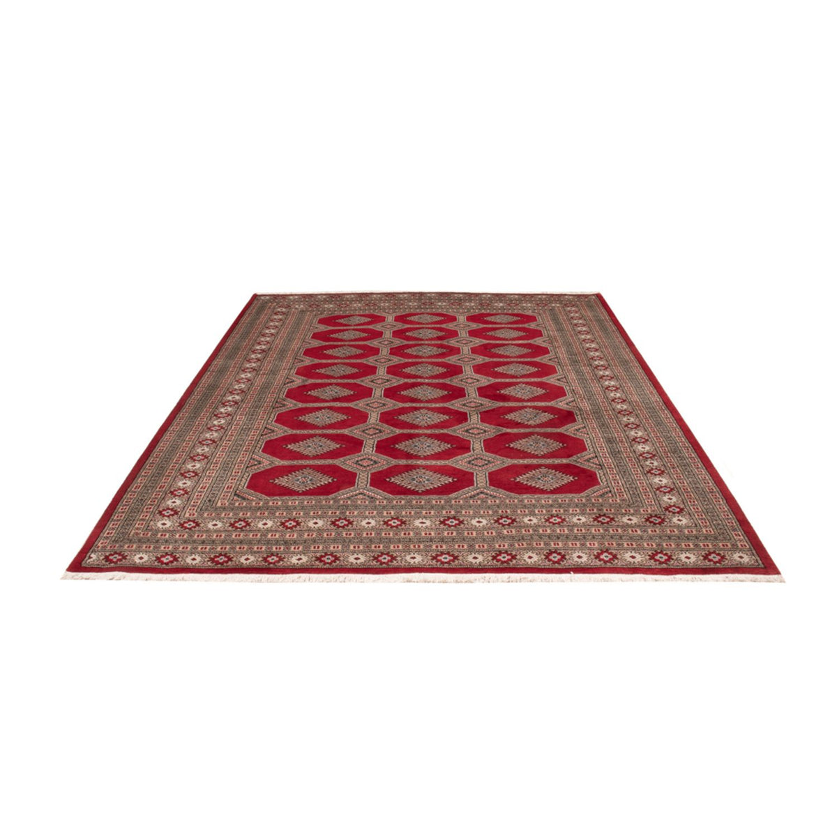 Afghan Teppich - Buchara - 287 x 220 cm - rot