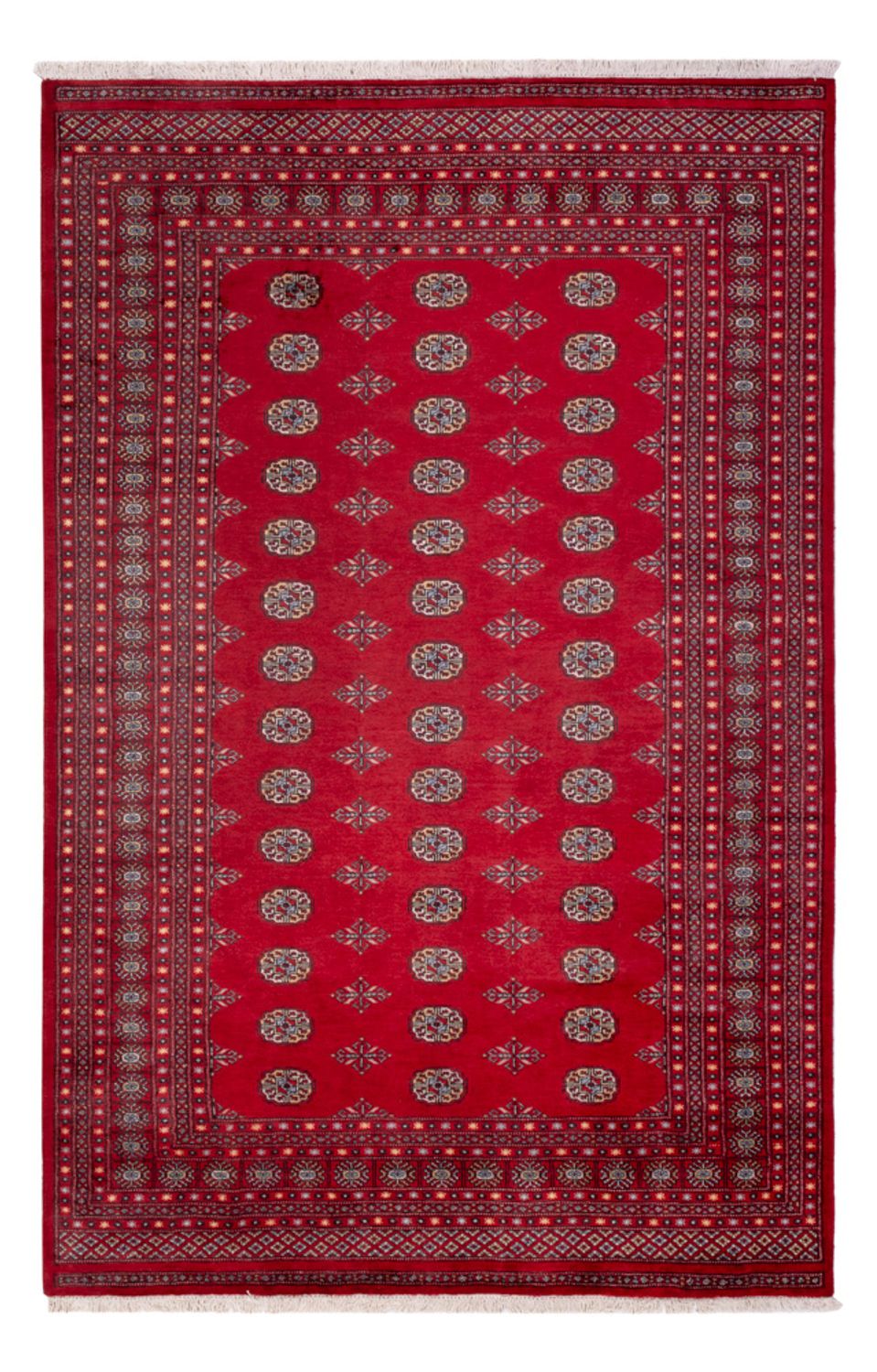 Afghan Teppich - Buchara - 307 x 202 cm - rot