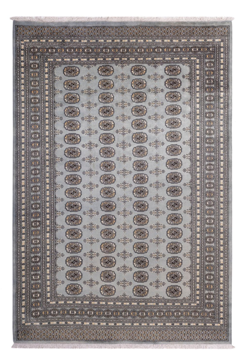 Afghan Teppich - Buchara - 310 x 207 cm - lichtblau