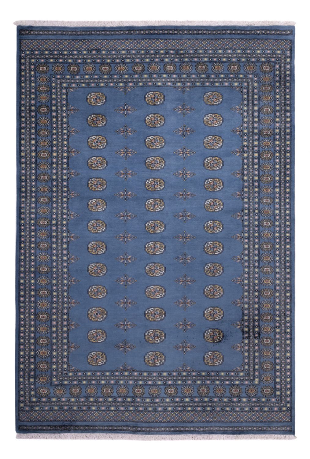Afghan Teppich - Buchara - 305 x 203 cm - blau