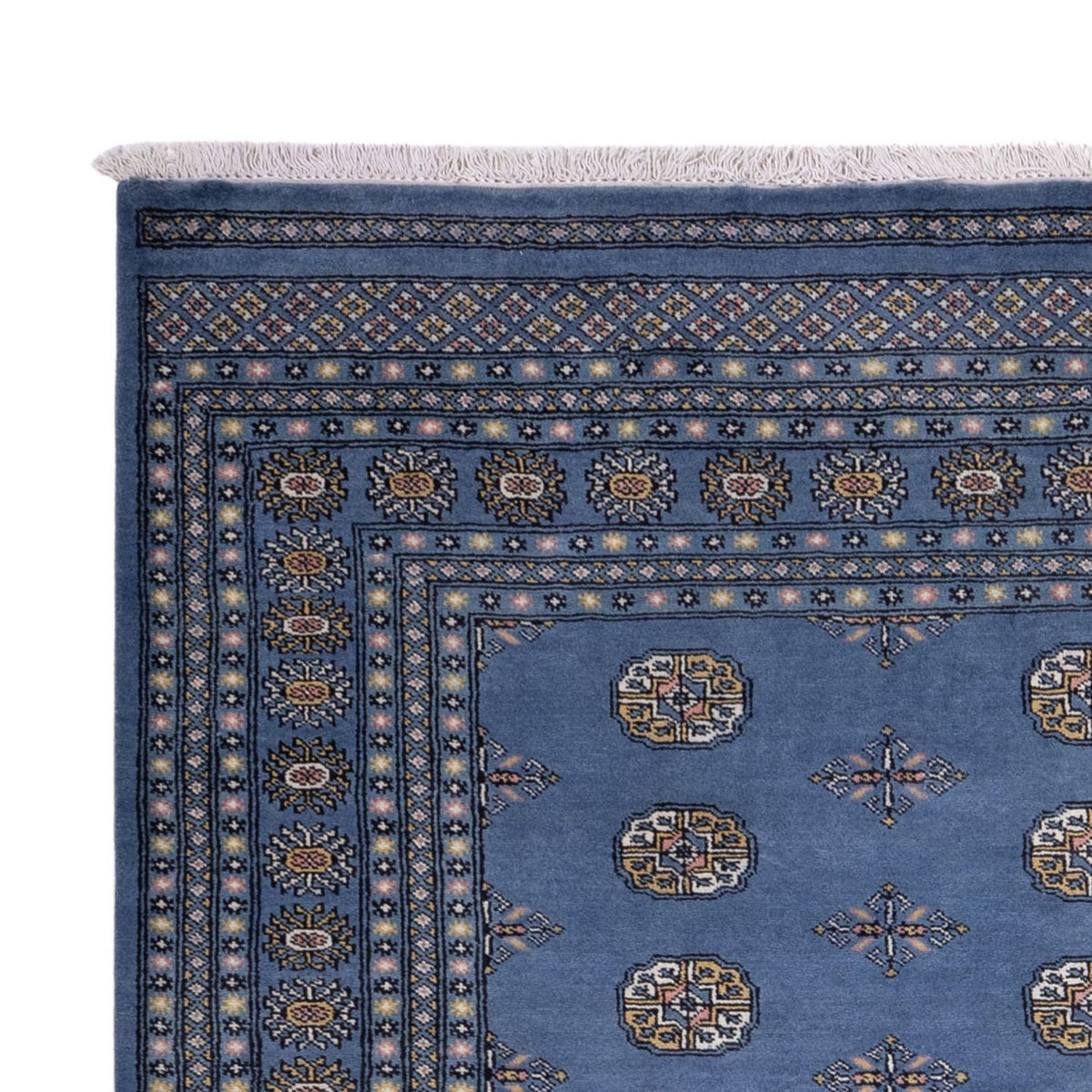 Afghan Teppich - Buchara - 305 x 203 cm - blau